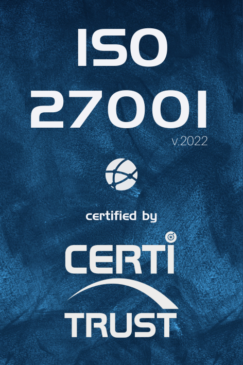 ISO 27001:2022 certification for health data security and compliance by Certi Trust