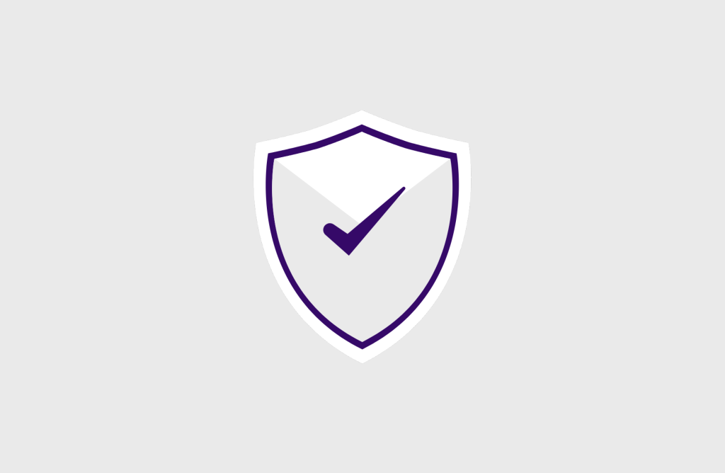 Icon of a shield symbolizing secure health data and privacy protection