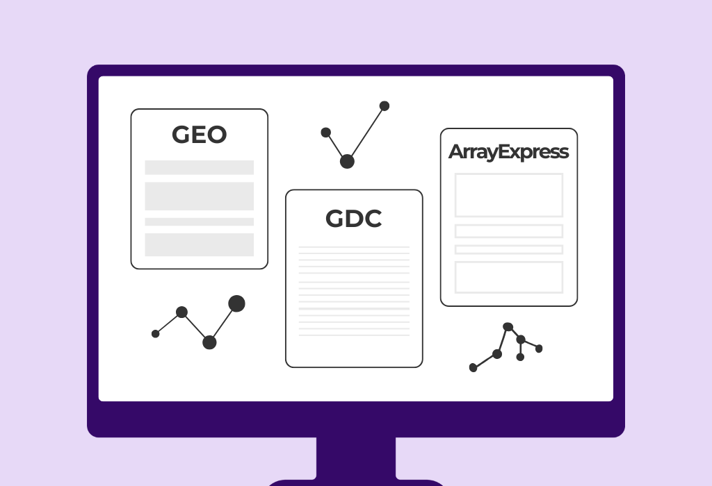 Fragmented transcriptomic datasets from GEO, GDC, and ArrayExpress